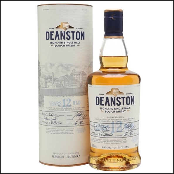 DEANSTON 12 YEAR OLD Unchillfiltered 70cl 46.3%
