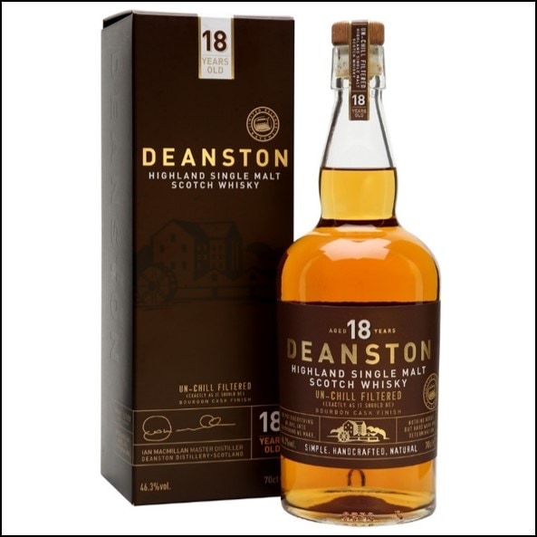 DEANSTON 18 YEAR OLD  First-fill Bourbon Finish 70cl 46.3%