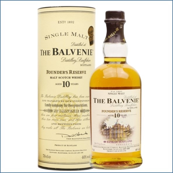 Balvenie  Founders Reserve Bank of Scotland Edition 10 year old 70cl 40%