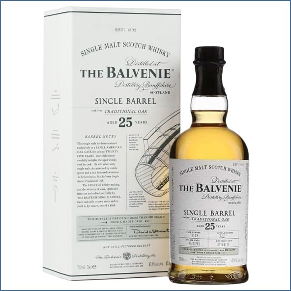 Balvenie 25 Year Old  Single Barrel 70cl 47.8%