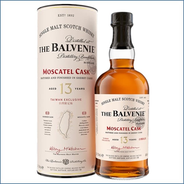 Balvenie 13 Year Old Moscatel Cask - Taiwan Speyside Single Malt Scotch Whisky 70cl 40%