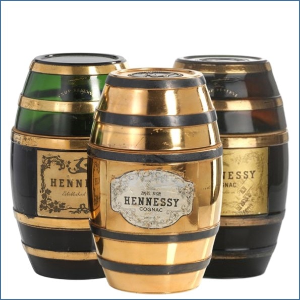 Hennessy Cognac Gold Barrel
