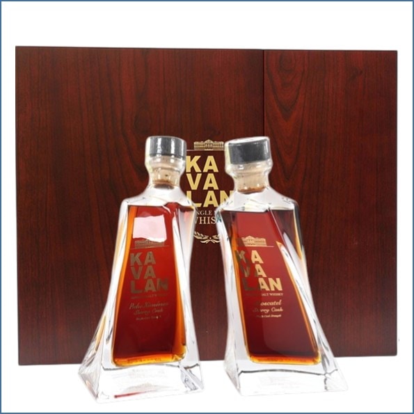 Kavalan Cask Strength Amontillado and Manzanilla Gift Set 50cl 57.8% 55.6%