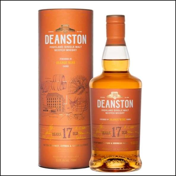 汀士頓實驗系列17年橘葡萄酒桶Deanston17 Year Old Orange Wine Cask Finish Highland Single Malt Scotch Whisky 53.6%