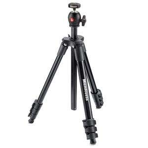 Manfrotto 曼富圖 MKCOMPACTLT-BK Compact 輕巧旅行腳架-黑