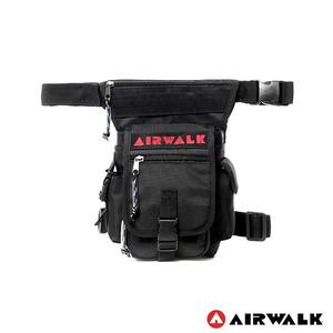 AIRWALK街頭系列-獨家經典腿包系列 黑紅、黑藍