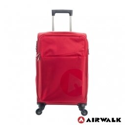 AIRWALK 輕量 20吋 顏色設計簡單 可擴充加大 反光式隱藏Logo 行李箱