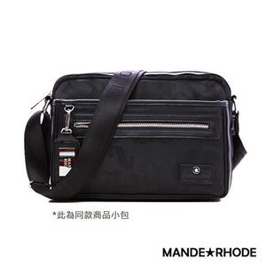 MANDERHODE - 卡莫雷茲。美系潮男風格隨身斜背包 - 迷彩黑