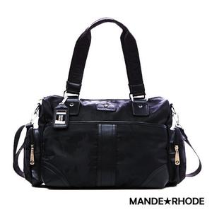 MANDERHODE - 卡莫雷茲。美系潮男風格手提兩用包 - 迷彩黑