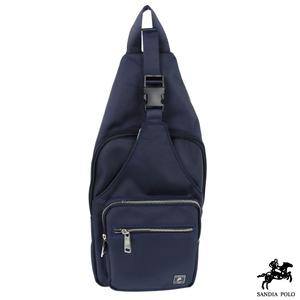 Sandia polo - 牛津布系列防潑水多夾層單雙肩包 - 銀藍