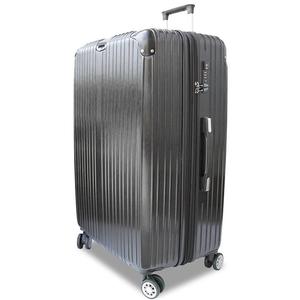 【禾雅時尚】輕盈之旅-28吋髮絲海關鎖ABS+PC硬殼行李箱-黑(JT1701-BK28)