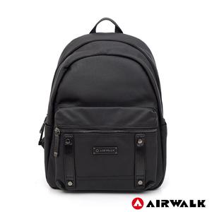 AIRWALK -愜意生活黑金系列後背包-黑色A635420120