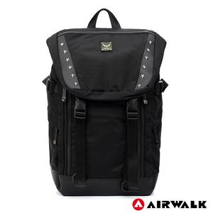 AIRWALK -再現榮耀黑金後背包-黑色A615420120