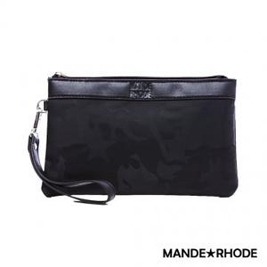 MANDERHODE - 卡莫雷茲。美系潮男風格手拿包 - 迷彩黑