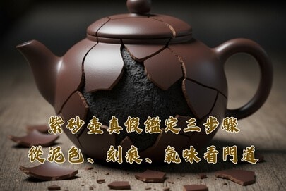 紫砂壺真假鑑定三步驟：從泥色、刻痕、氣味看門道