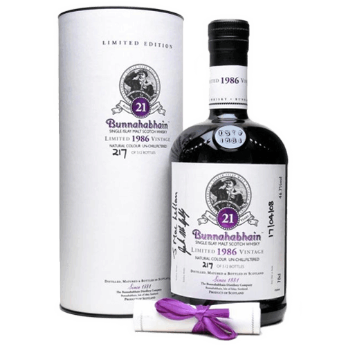 布納哈本1986 21年單一麥芽蘇格蘭威士忌 Bunnahabhain 1986 21 Year Old Islay Fest 2008 Single Malt Scotch Whisky