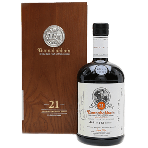 布納哈本21年單一麥芽蘇格蘭威士忌 Bunnahabhain 21 Year Old Port Wood Finish Single Malt Scotch Whisky
