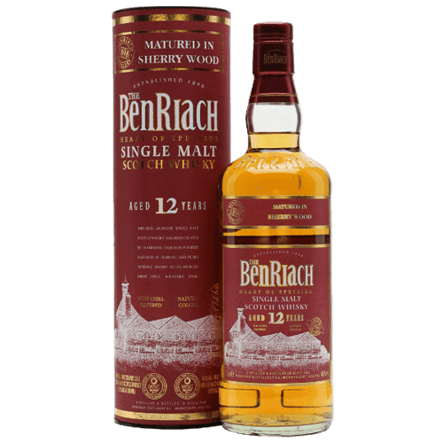 班瑞克 12年紅鼎雪莉桶單一麥芽威士忌Benriach 12 Year Old Sherry Wood Single Malt Scotch Whisky