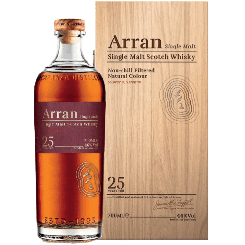 愛倫 25年 單一麥芽蘇格蘭威士忌 Arran 25年 Single Malt Scotch Whisky