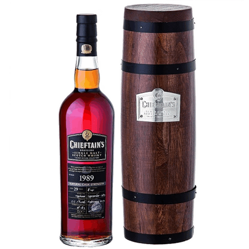 老酋長1989(瑞犬版) 限量版原酒單一麥芽威士忌Chieftain's Black Label 1989 Single Malt Natural Cask Strength Speyside Single Malt Scotch Whisky