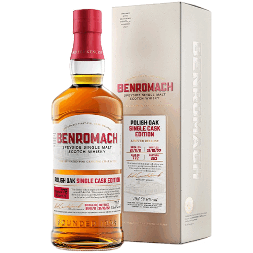 百樂門 POLISH OAK 波蘭桶單桶威士忌原酒Benromach Polish Oak Single Malt Scotch Whisky