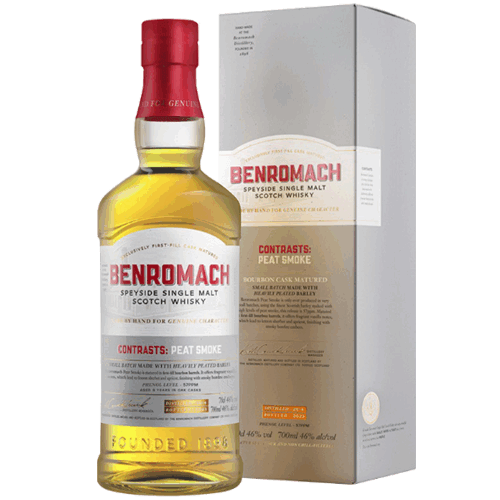 百樂門 對比系列2014-2023泥煤煙燻波本桶單一麥芽威士忌Benromach PEAT SMOKE Speyside Single Malt 2014 Single Malt Scotch Whisky