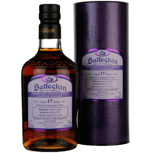 艾德多爾 17年勃根地葡萄酒桶原酒 單一純麥威士忌Edradour Bordeaux Cask 17YO Single Malt Scotch Whisky