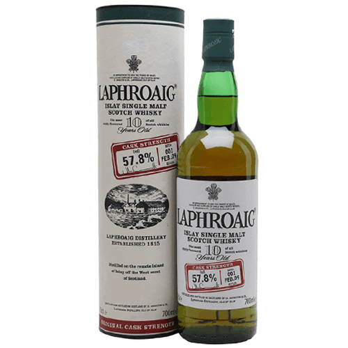 拉弗格 10年原酒 第一版單一麥芽威士忌Laphroaig Vintage 10YO Cask Strength Batch 001 Bot