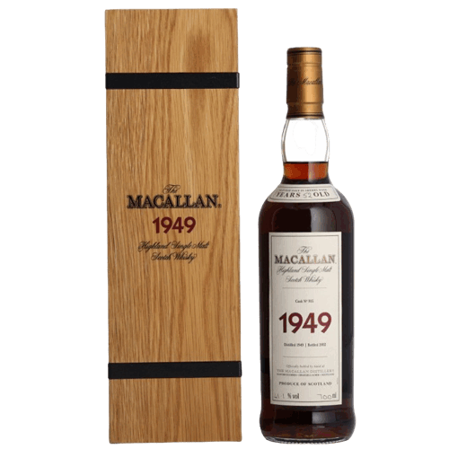 麥卡倫珍稀1949 單一麥芽威士忌The Macallan Fine & Rare 52 Year Old 1949
