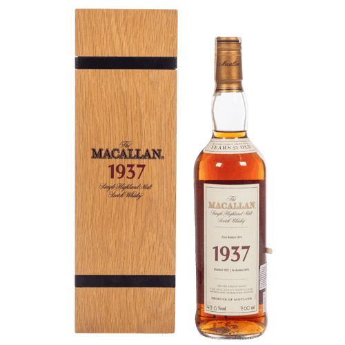 麥卡倫珍稀1937 37年單一麥芽威士忌The Macallan Fine & Rare 37Year Old 1937