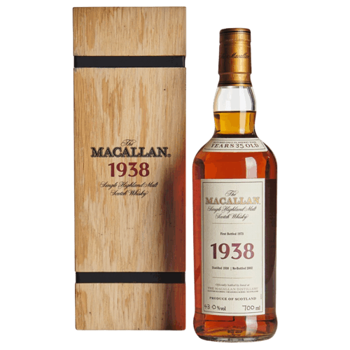 麥卡倫珍稀1938 35年單一麥芽威士忌The Macallan Fine & Rare 35Year Old 1938