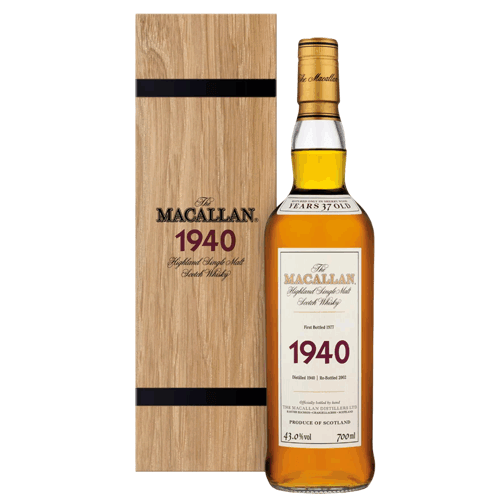 麥卡倫珍稀1940 37年單一麥芽威士忌The Macallan Fine & Rare 37Year Old 1940