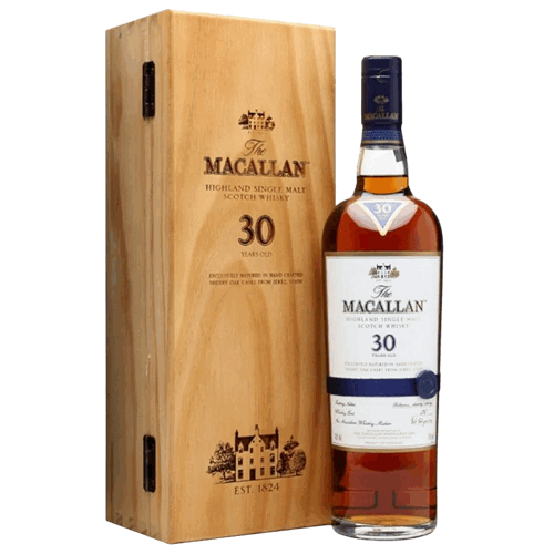麥卡倫30年雪莉桶藍緞帶版-The Macallan 30yo Sherry Oak Single Malt Scotch Whisky