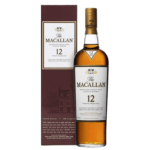 麥卡倫 12年 雪莉桶 舊版 曼妙瓶-The Macallan 12yo Sherry Oak Single Malt Scotch Whisky
