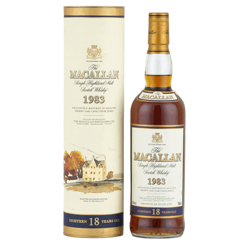 麥卡倫 18年 圓瓶 莊園 雪莉桶1983 The Macallan 18yo Sherry 1983 Single Malt Scotch Whisky