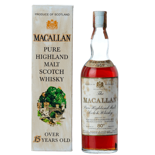 麥卡倫 15年 1959年 絕版品-The Macallan 15yo 1959 80 proof Single Malt Scotch Whisky