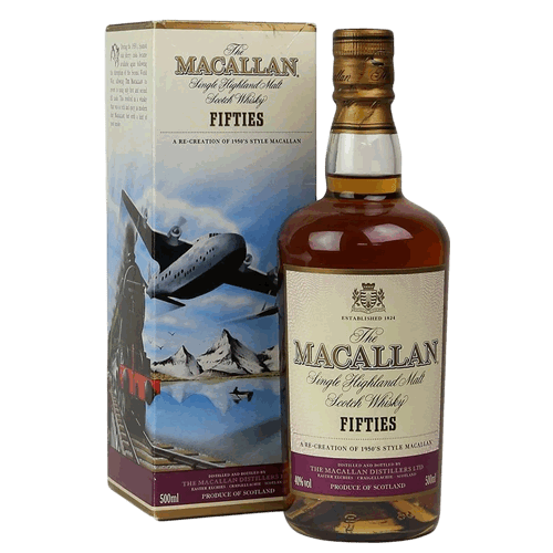 麥卡倫 1950 旅行組 飛機-The Macallan Travel Series Single Malt Scotch Whisky