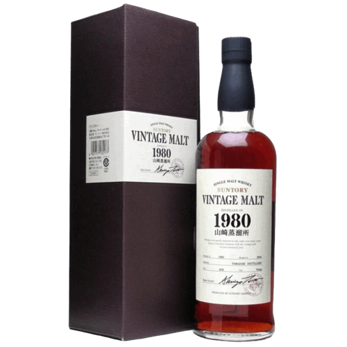 山崎蒸餾所1980日本威士忌Yamazaki 1980 VINTAGE MALT Japanese Whisky