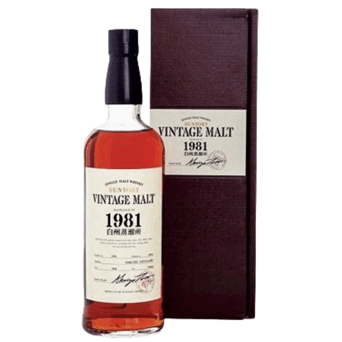 山崎蒸餾所1981日本威士忌Yamazaki 1981 VINTAGE MALT Japanese Whisky