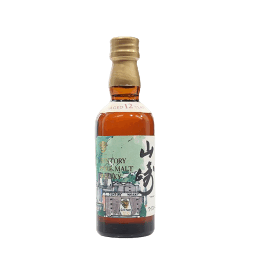 山崎12年彩繪標迷你酒Yamazaki 12 Years Old Japanese Single Malt Whisky