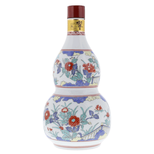 響21年 有田焼 色絵牡丹文瓢箪形瓶 日本威士忌Hibiki 21 Arita Ceramic Decanter Japanese Whisky