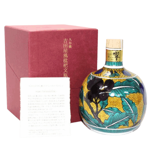 響21年 九谷焼 吉田屋風枇杷文瓶 日本威士忌 Hibiki 21 Year Ceramic Kutani Decanter Japanese Whisky