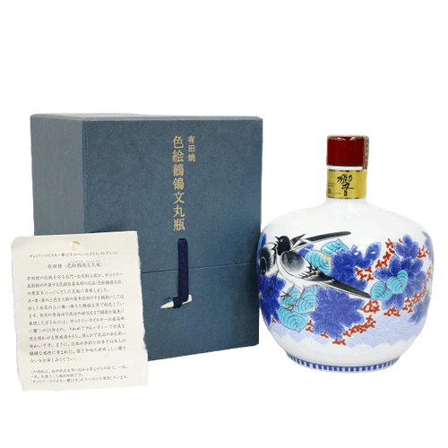 響21年 有田焼 色絵鶺鴒文丸瓶 日本威士忌Hibiki 21 Year Old Arita Ceramic Decanter Japanese Whisky