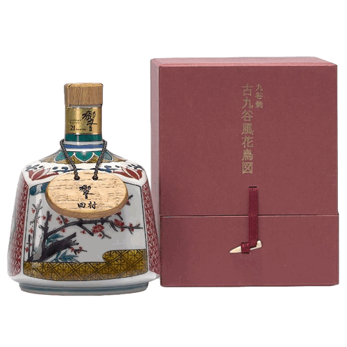 響21年 九谷燒 古九谷風花鳥圖瓶 日本威士忌 日本威士忌 Hibiki 21 Year Ceramic Kutani Decanter Japanese Whisky