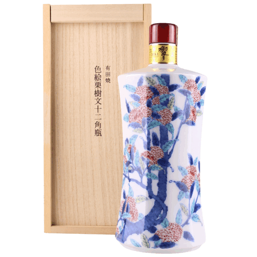 響21年 有田燒 色絵栗樹文十二角瓶 日本威士忌 Hibiki 21 Year Arita Ceramic Bottle Japanese Whisky