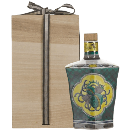 響21年 九谷焼 古九谷青手吉祥文六角瓶 日本威士忌 Hibiki 21 Year Kutani Ceramic Bottle 2013 Release Japanese Whisky
