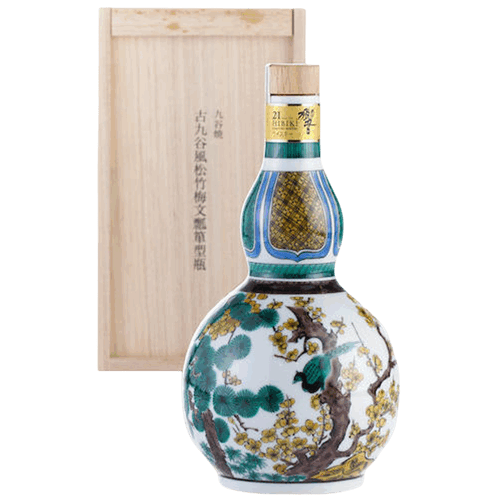 響21年 九谷焼 古九谷風松竹梅文瓢箪 日本威士忌 Hibiki 21 Year Kutani Ceramic Bottle 2010 Release Japanese Whisky