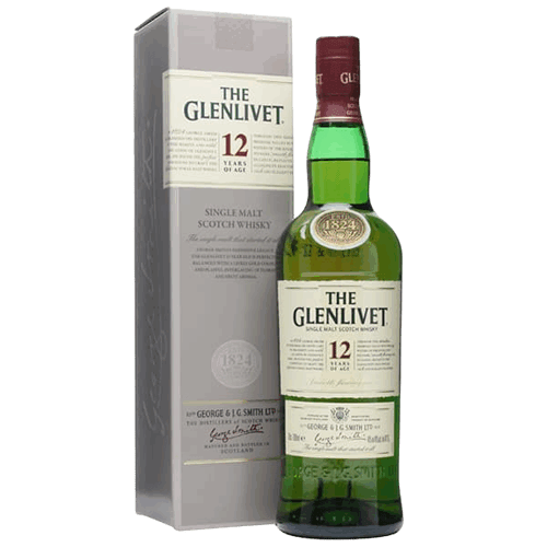 格蘭利威12年舊包裝 單一麥芽蘇格蘭威士忌The Glenlivet 12YO Single Malt Scotch Whisky