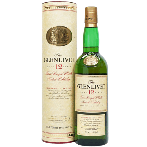 格蘭利威12年舊版圓瓶 單一麥芽蘇格蘭威士忌The Glenlivet 12YO Single Malt Scotch Whisky