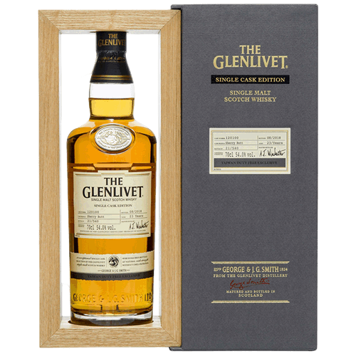 格蘭利威 23年單桶單一麥芽威士忌Glenlivet 23YO Single Cask Edition Single Malt Scotch Whisky